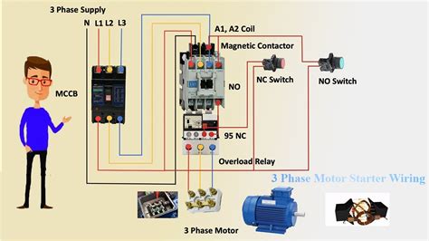 Three Phase Ac Motor Starter Wiring Diagrams